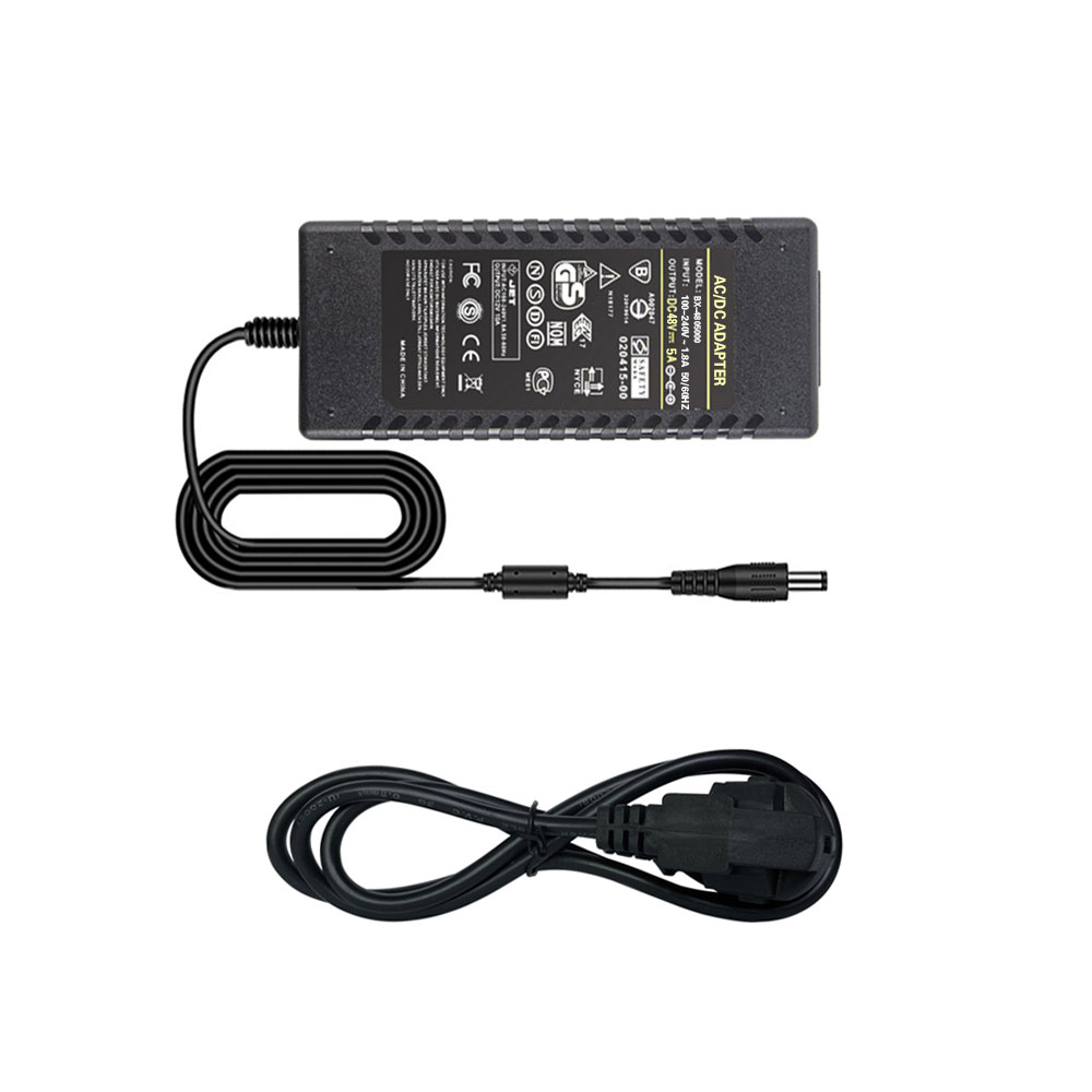 48V 5A Power Supply 240W AC/DC Adapter 48 V Volt POE Injector for Ethernet PoE Cameras IP Phones WiFi Access Points