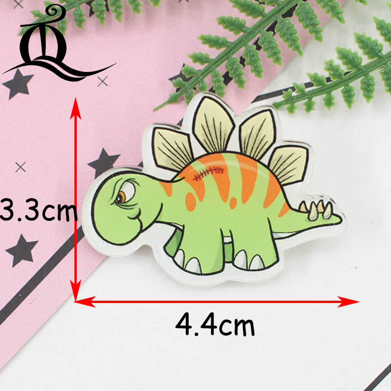 TQ 1 PCS Gemengde Dinosaur Cartoon Pictogrammen op De Pin Kawaii Icoon Badge Bacges op Rugzak Badges voor Kleding Acryl badges O29