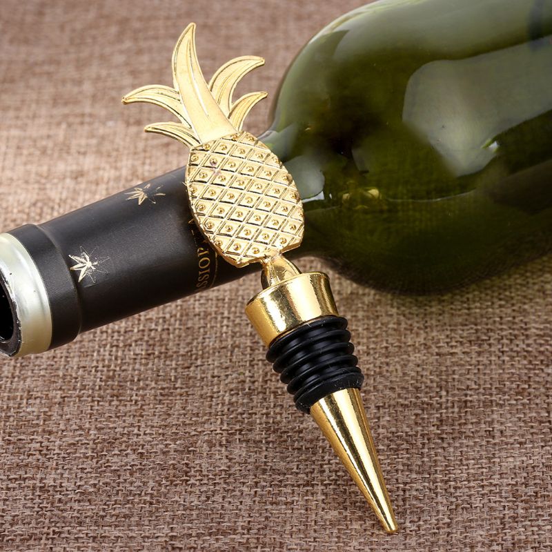 Ananas champagne rödvin flaskpropp vakuumförseglad twist valentins bröllop gynnar  h7ed