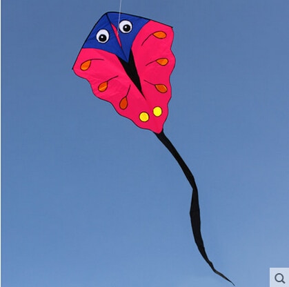 Aquilone Pesce Cartone Animato - 180x145cm - Poliestere - Con Manico e Filo - Buon Volo