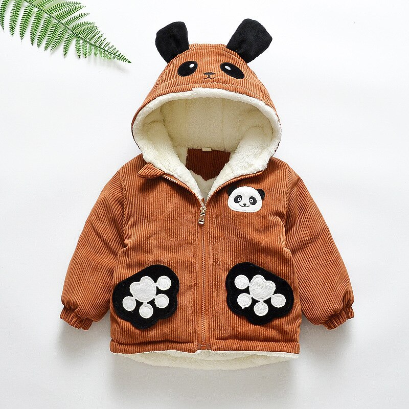 Winter Baby Jungen Mäntel Kleinkind Jungen Kinder Baumwolle Cartoon Dicke Oberbekleidung Für Kinder Jungen Baby Casual Samt Warme Mit Kapuze Mäntel