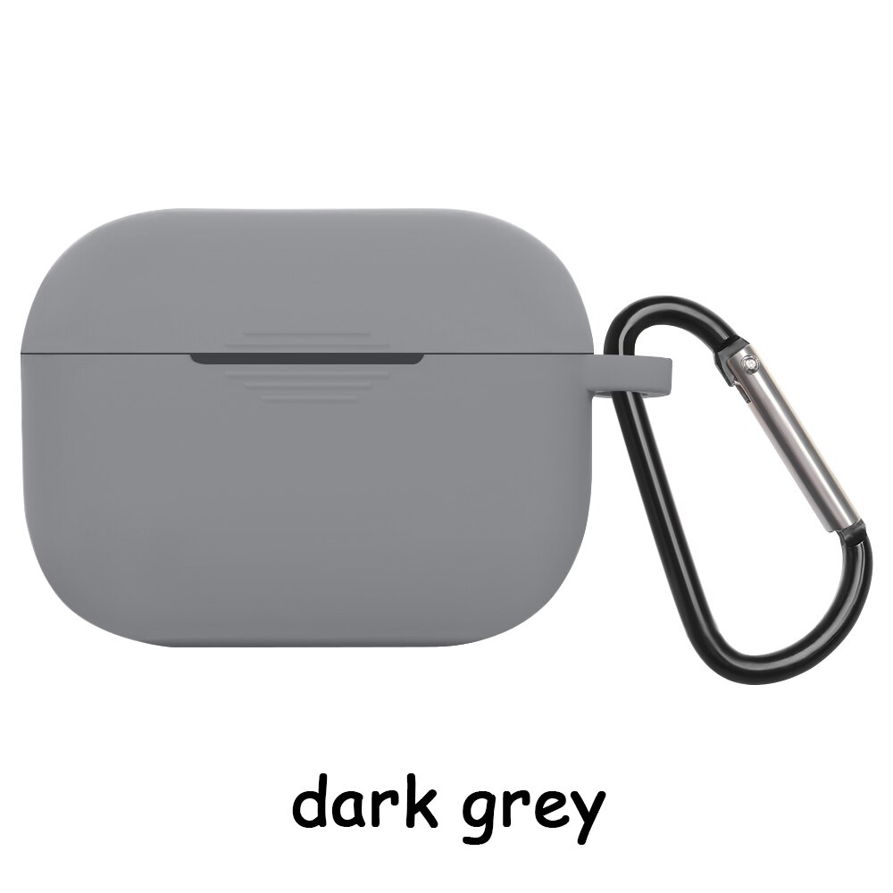 Funda protectora de silicona para Apple Airpods Pro Auriculares inalámbricos con Bluetooth para Airpods 3: dark grey