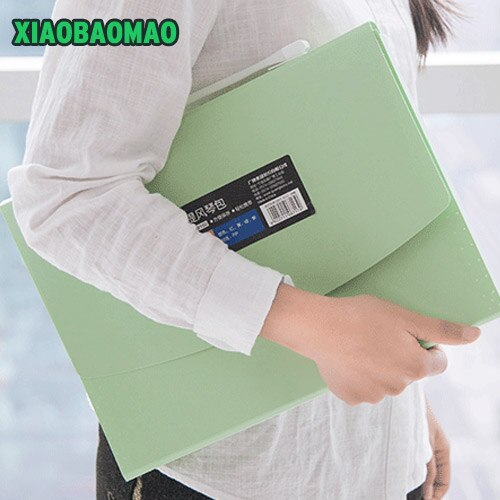 Simple Book Waterproof Bags A4 Paper Folder Document Folding Color Random Rectangle Office Homeschooling