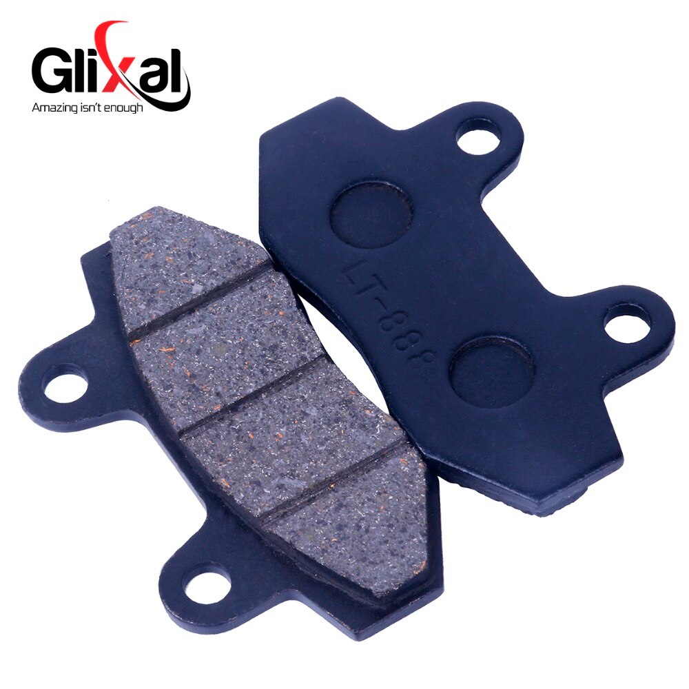 Glixal Universal Rear Disc Brake Pads for GY6 49cc 50cc 125cc 150cc Chinese Scooter Moped ATV Go kart Dirt-Bike