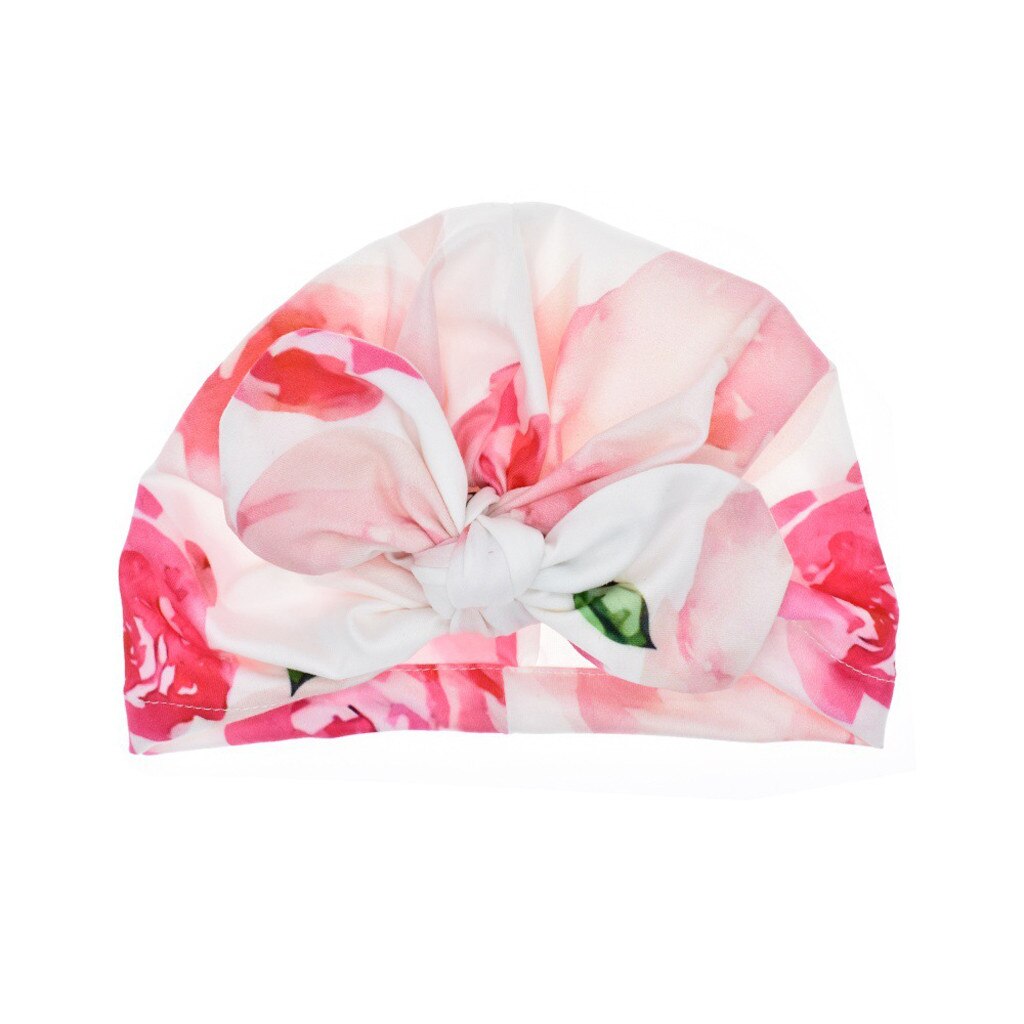 -né bébé garçon fille bébé chapeau de soleil chapeau à fleurs nœud papillon enfant en bas âge Turban Photo accessoires enfants enfants chapeau été directe