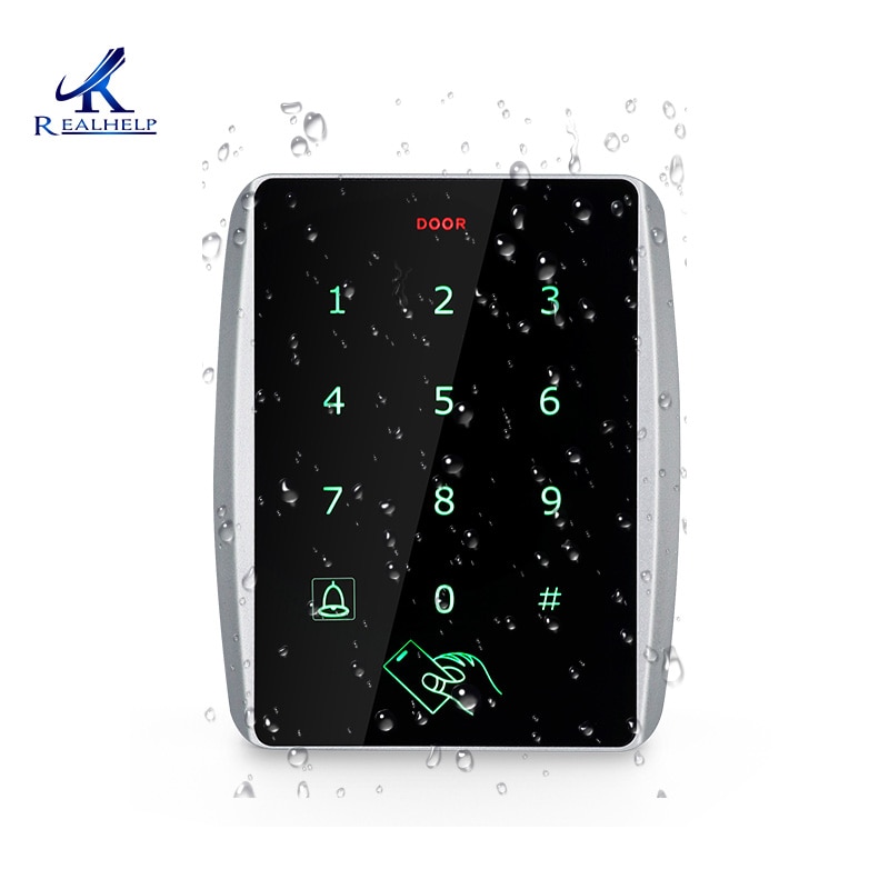IP68 Waterproof Access Control Systems Card Office Security 125KHZ Reader Outdoor Metal Proximity Access Door System 4000 Users