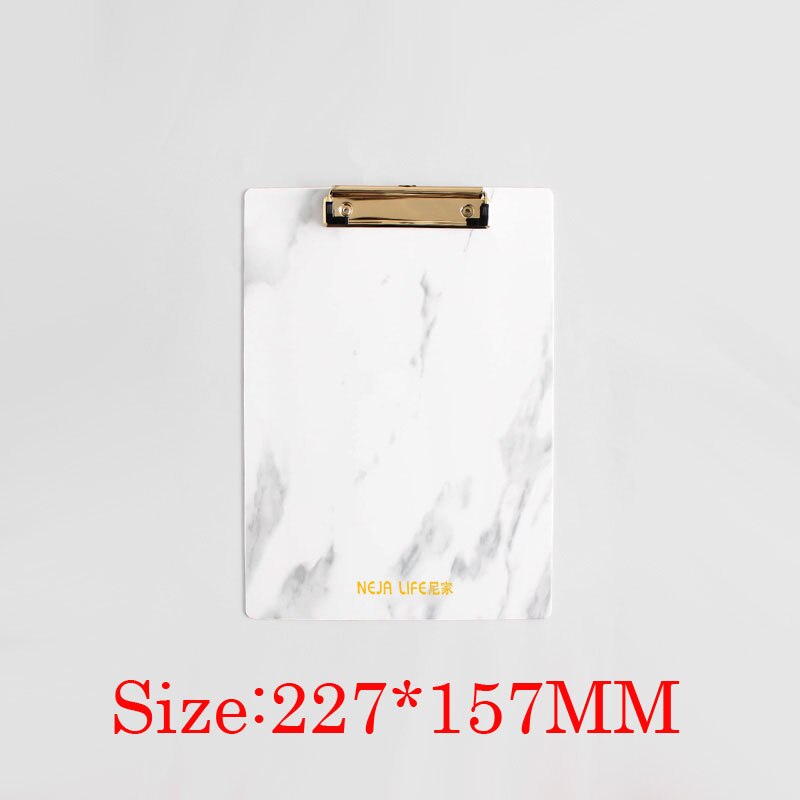 Marble A4/A5 size PP clipboard ranodm file Folder stationary board hard board Writing plate clip report office supplies JB01: 2