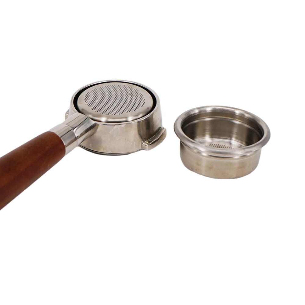 Filtered Basket 58mm Filterless Coffee Filter Basket Refillable Compatible Hand-Washed Coffee Machine Filter Cup Coffee Dripper