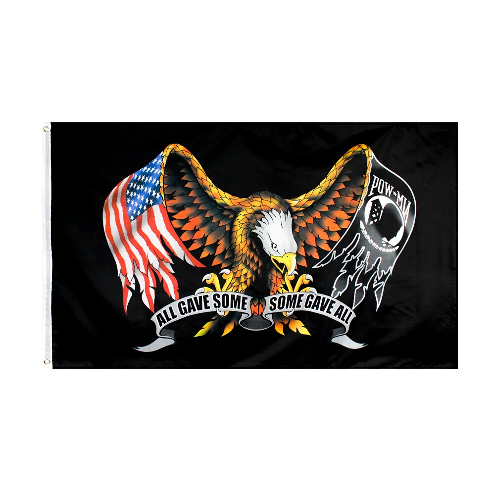 90x150cm us pow mia Eagle Flag for Decoration