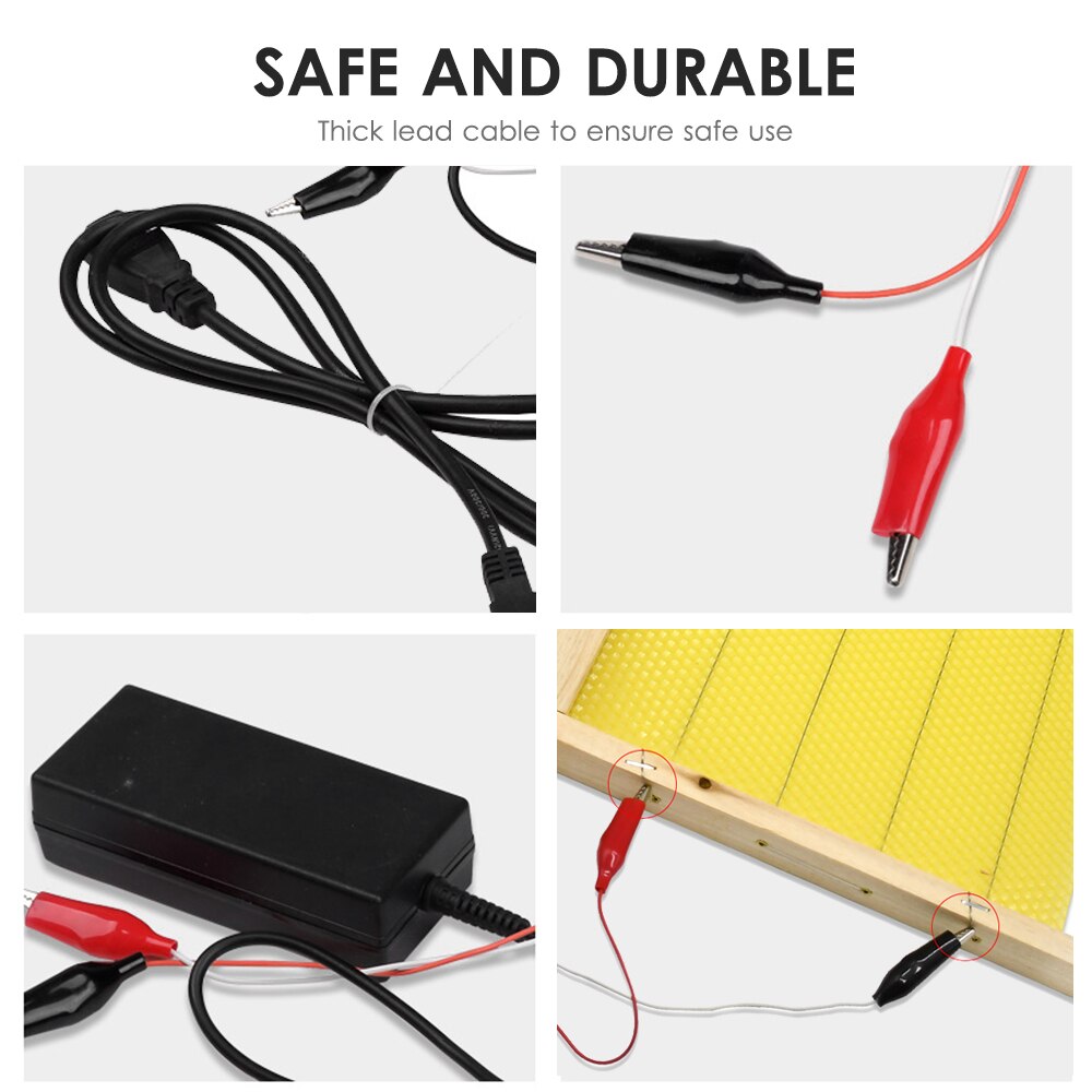 Beekeeping Wax Foundation Embedder Electric Wire Embedder Heating Device Beehive Installer Equipment