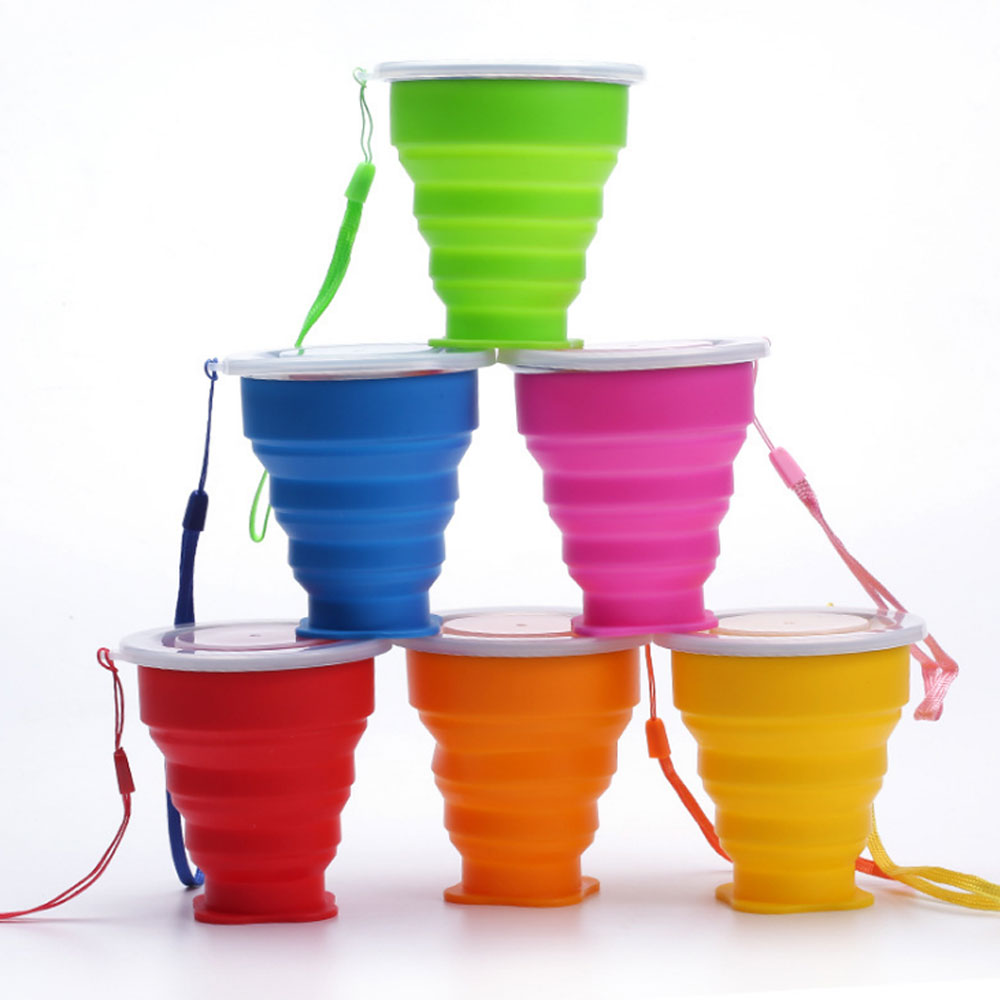 1 st Water Cup Thuis Duurzaam Cup Mode Reizen Siliconen Intrekbare Vouwen Cup