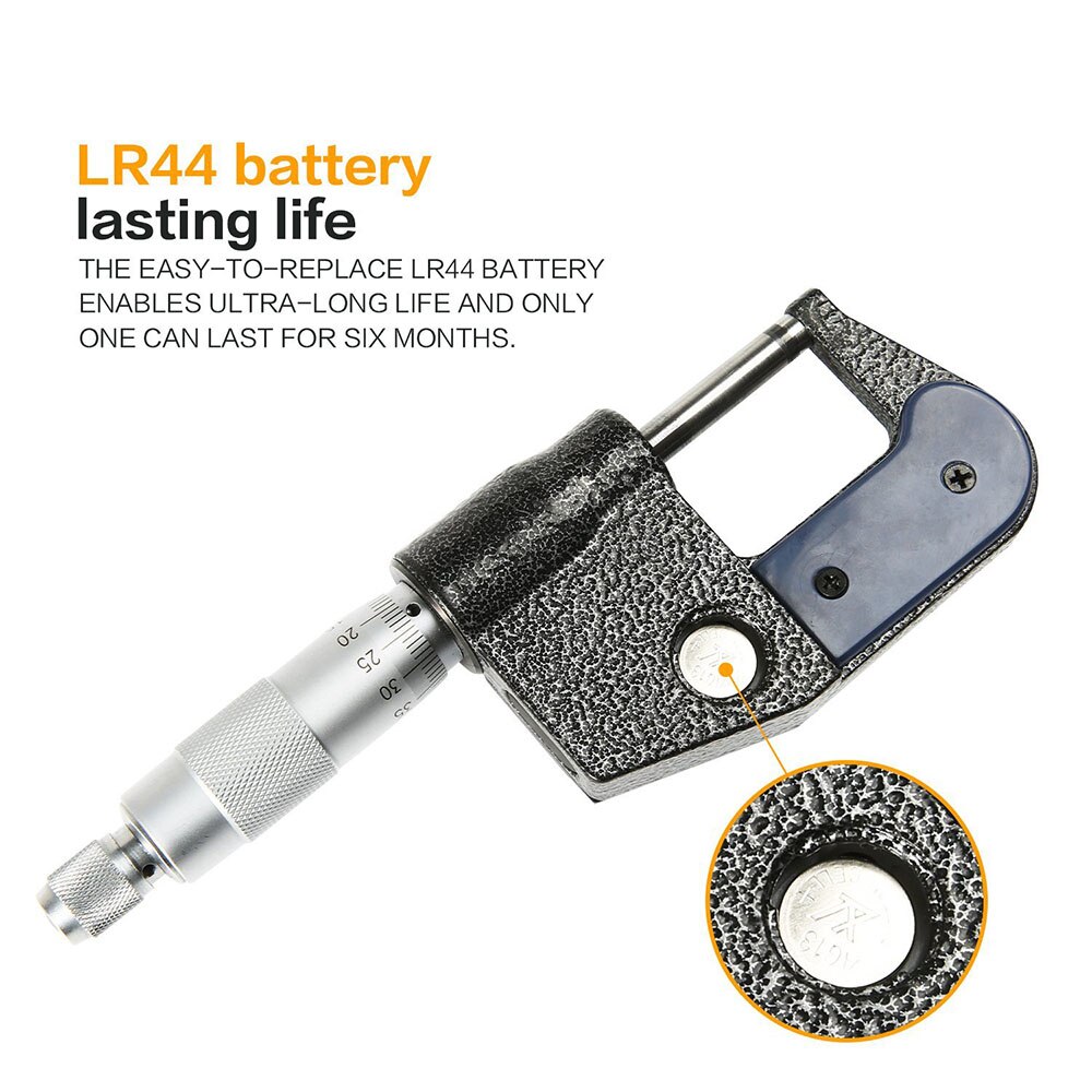 Digital Micrometer Digital Electronic Micrometer With Scale Inch Metric Conversion Metric Micrometer 0-25mm 0.001mm