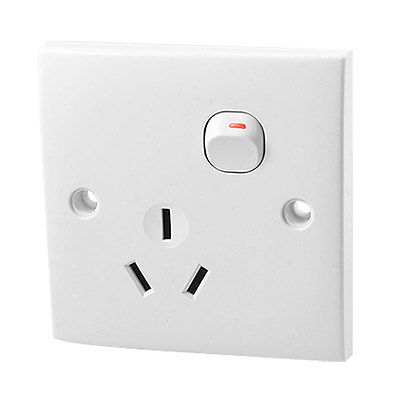 AU Outlet Socket Switch Wall Plate AC 250V 16A AU Plug