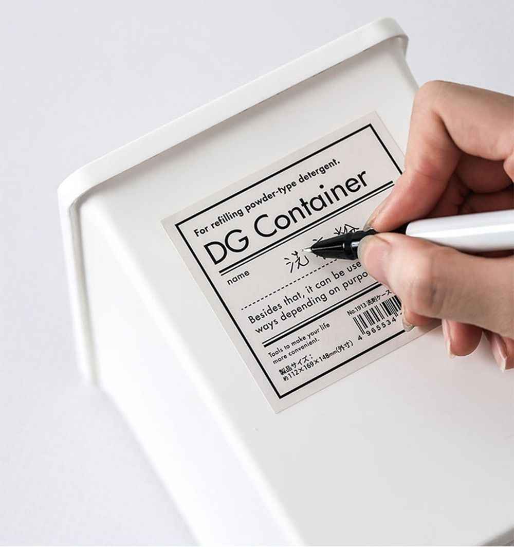 1Pcs Laundry Powder Boxes Bathroom Storage Supplies Powder Detergent Case Washing Replacement Storage Box