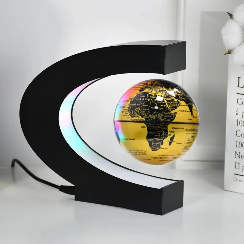 Bola de levitación magnética creativa, único de escritorio, oficina, empresa, evento, pieza de decoración transfronteriza, equipo educativo: Verde claro