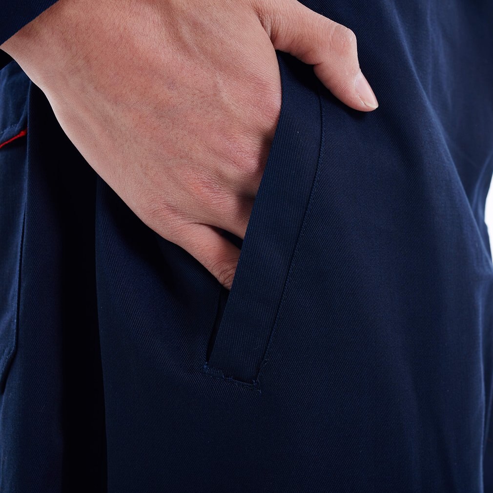 Lange Mouwen Zakken Overall Casual Jumpsuit Broek Workshop Werken Kleding Dust-Proof Bescherming Kleding