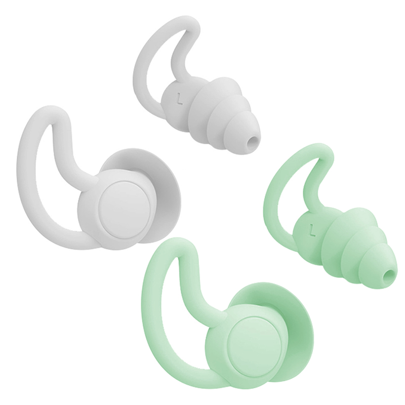 Silikon Schlafen Ohr Stecker Schallschutz Ohr Schutz Anti-Lärm Stecker Reisen Sanft Lärm Reduktion Schwimmen Ohrstöpsel: Freier Raum