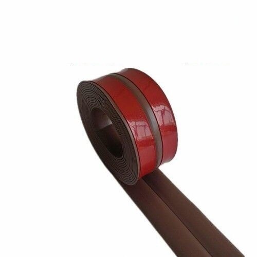 Waterproof Strip Sink Sticker Gap Fissure Sealant Happy Day Mildewproof Tape: Upgraded Acrylic Glue Brown 3 8cm   3 2 M