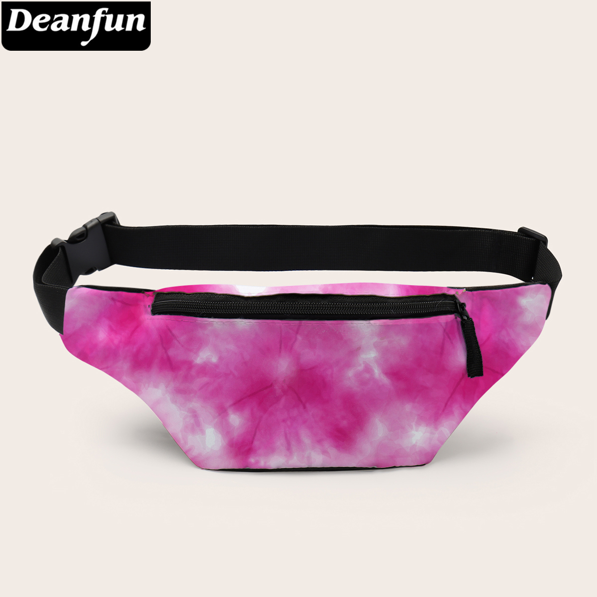 Deanfun taille sacs rose Fanny Pack avec fermeture à glissière pour les femmes voyage Bum sac ceinture sac D18018