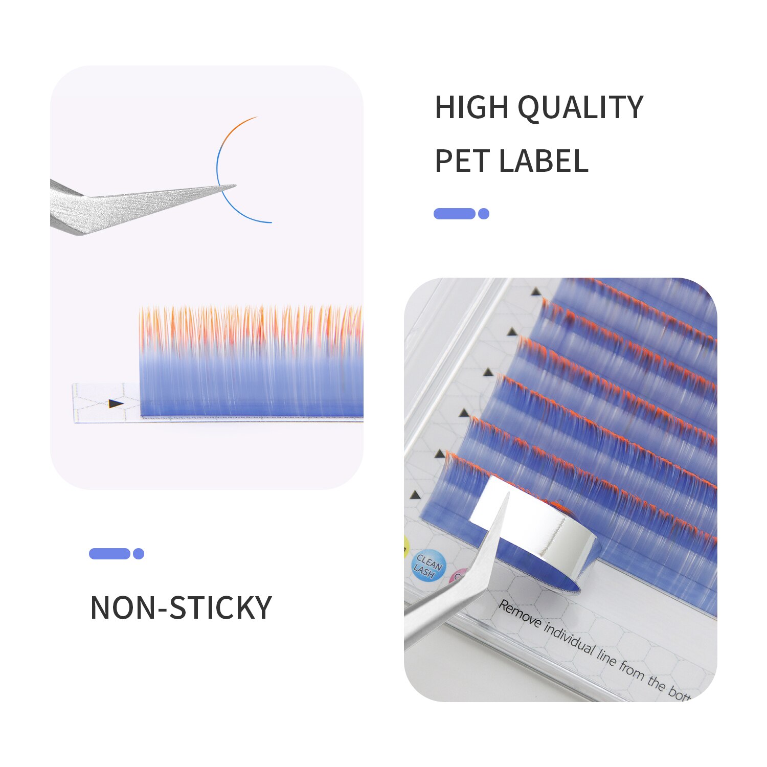 GLAMLASH fluorescencyjne przedłużanie rzęs różowy zielony żółty pomarańczowy UV Neon przedłużanie rzęs świecące w ciemności rzęsy makijaż
