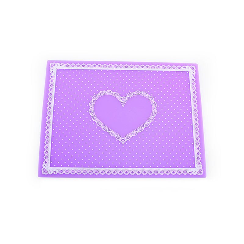 Nail Art Geavanceerde Siliconen Kussen Hand Rust Houder Kant Kussen Tafel Mat Pad Opvouwbare Manicure Salon Tool Accessoires: Purple