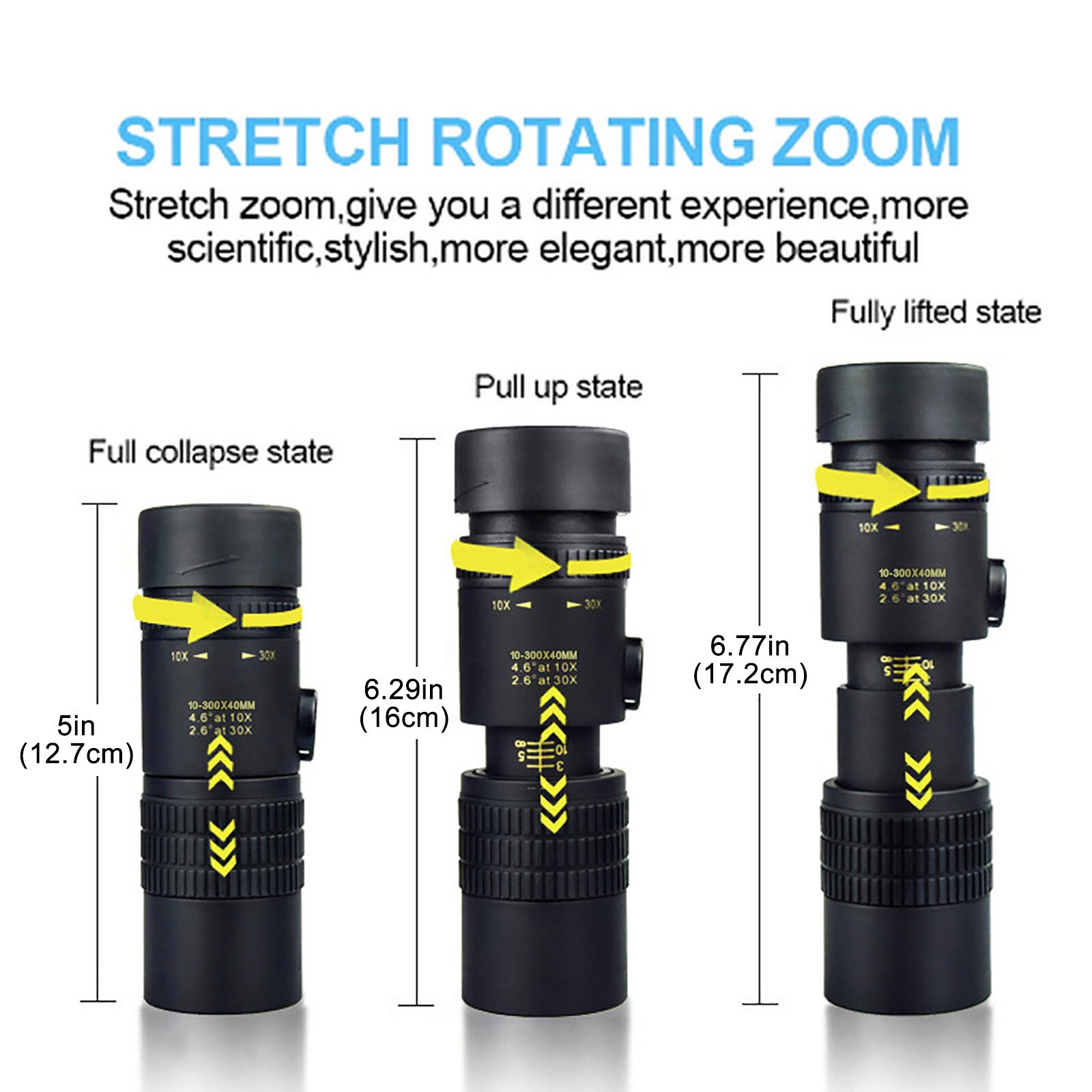 Astronomische Telescoop Zoom 90X HD Outdoor Monoculaire Ruimte Telescoop, 360/50mm Refractor met Finder Scope & Statief Het perfecte tribale cadeau voor jonge astronoom en kinderen