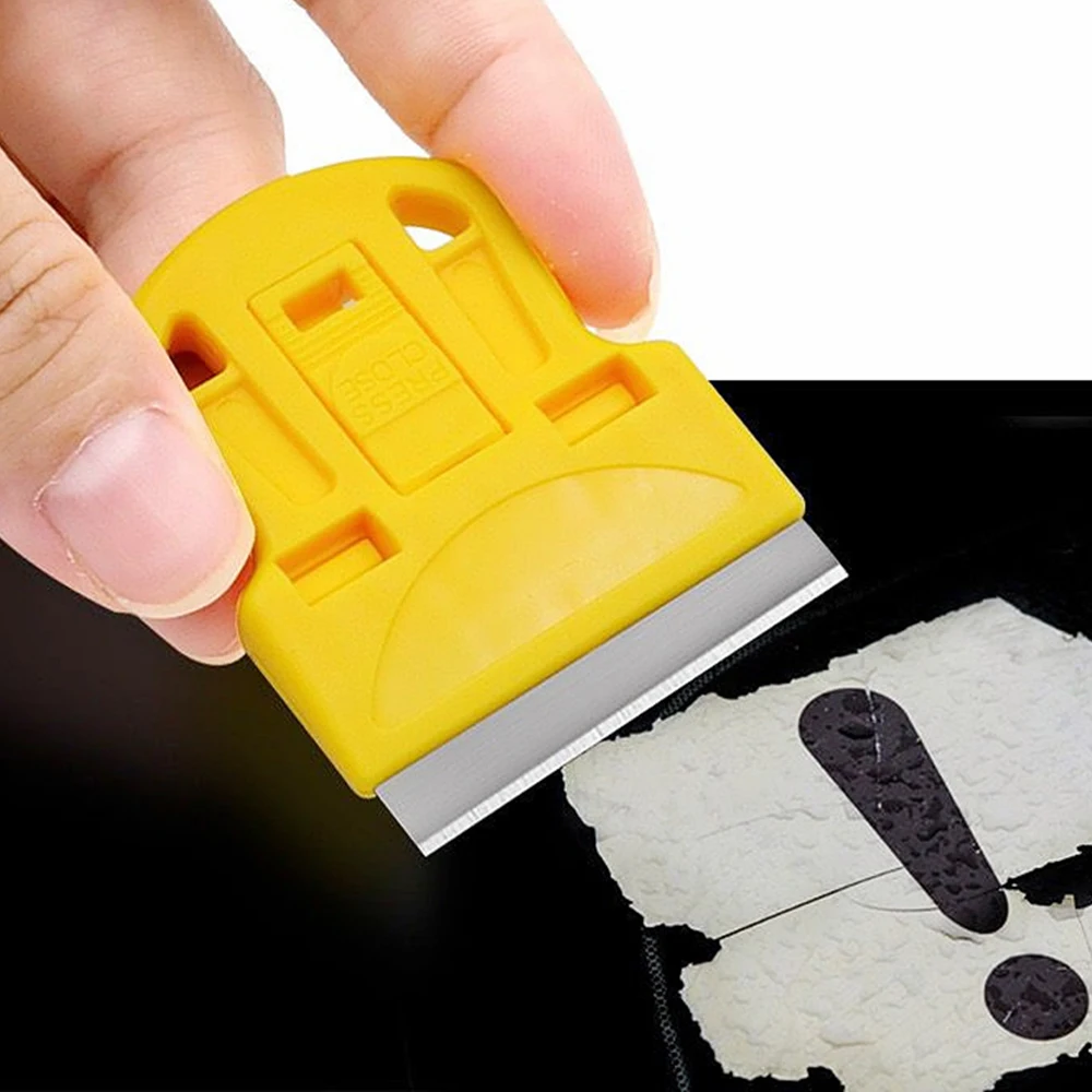 Plastic Handvat Schraper Scheermes Keramisch Glas Raam Verven Gereedschap Schilderij Houder Standaard Rakel Reinigingsblad E49