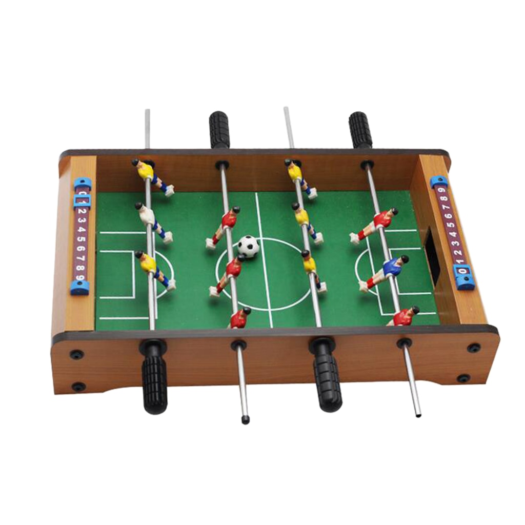 Mini Table de baby-foot-ensemble de jeu de Football Portable avec 2 balles et gardien de Score pour adultes enfants