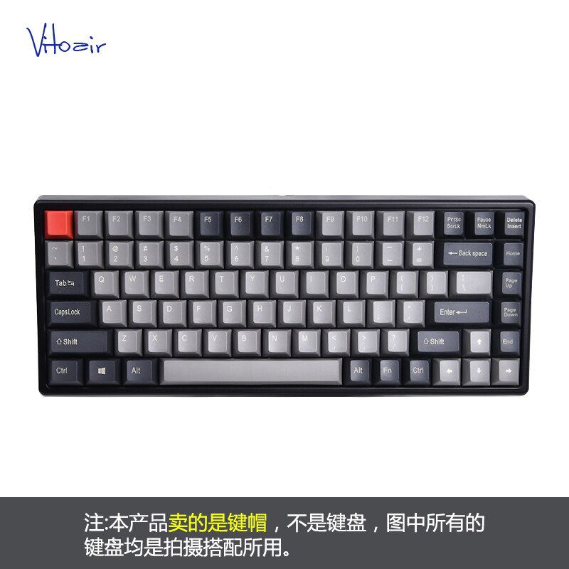 84 keys/set PBT Key cap Side/Top Printed Customization Mechanical Keyboard keycaps: model 5