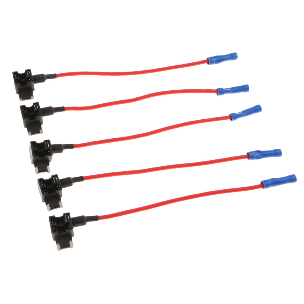 5pcs Mini TAP Add-a-circuit Car Auto ATM Low Profile 15A Fuse Holder