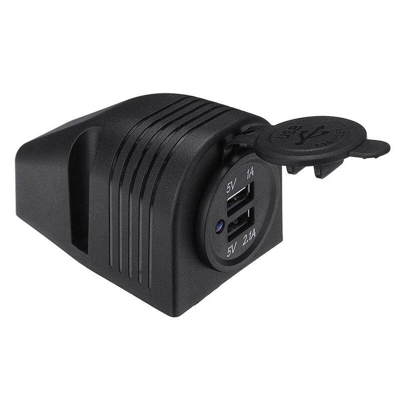 1pc 12V 24V Dual 3.1A USB Port Charger Power Adapter Socket Plug Socket Caravan Camper Van Boat Motorhome Car Accessories