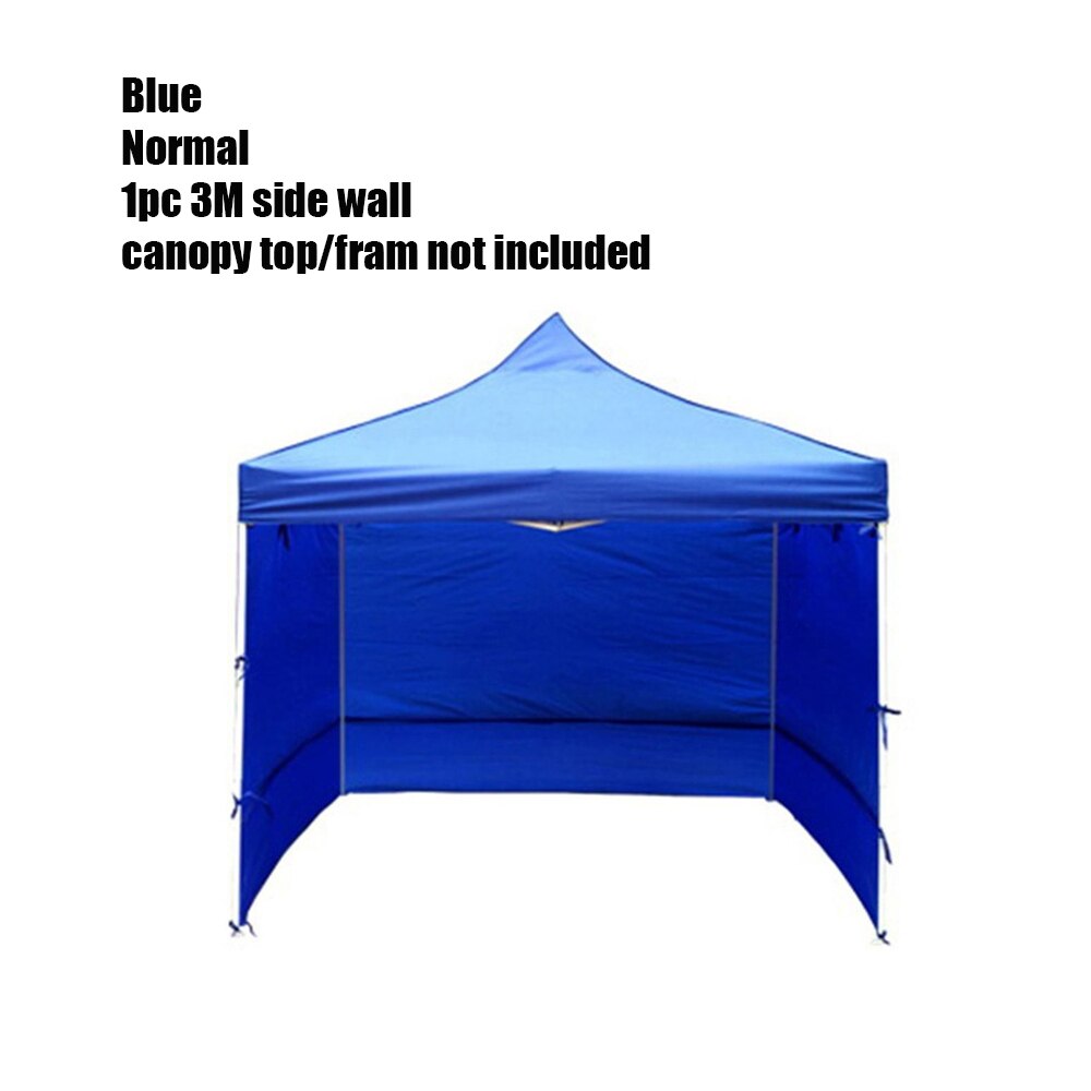 Lado Glorieta, marquesina tienda de la tela de Oxford de jardín impermeable Canopy refugio Windbar translúcido/Normal mirador Pared 3x 3m/6m: 3M blue Normal
