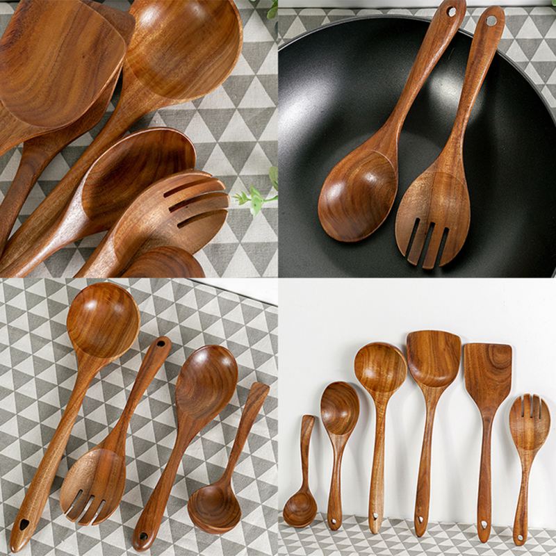 Teak Wood Cooking Shovel & Spatula