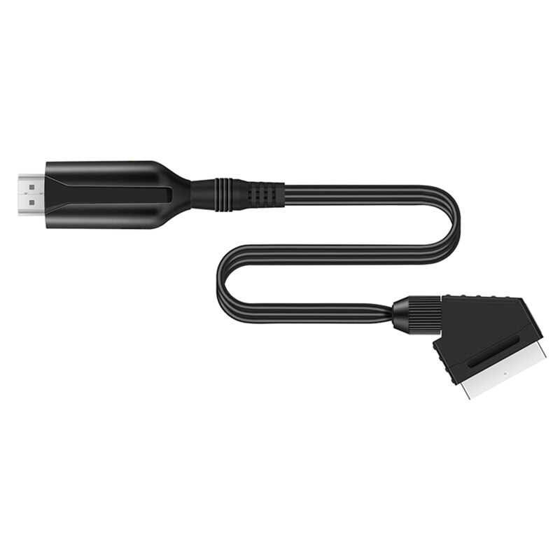 Hoge Begrip Scart Naar Hdmi-Compatibel Video Converter Av Adapter Voor Tv Dvd Plug &amp; Play