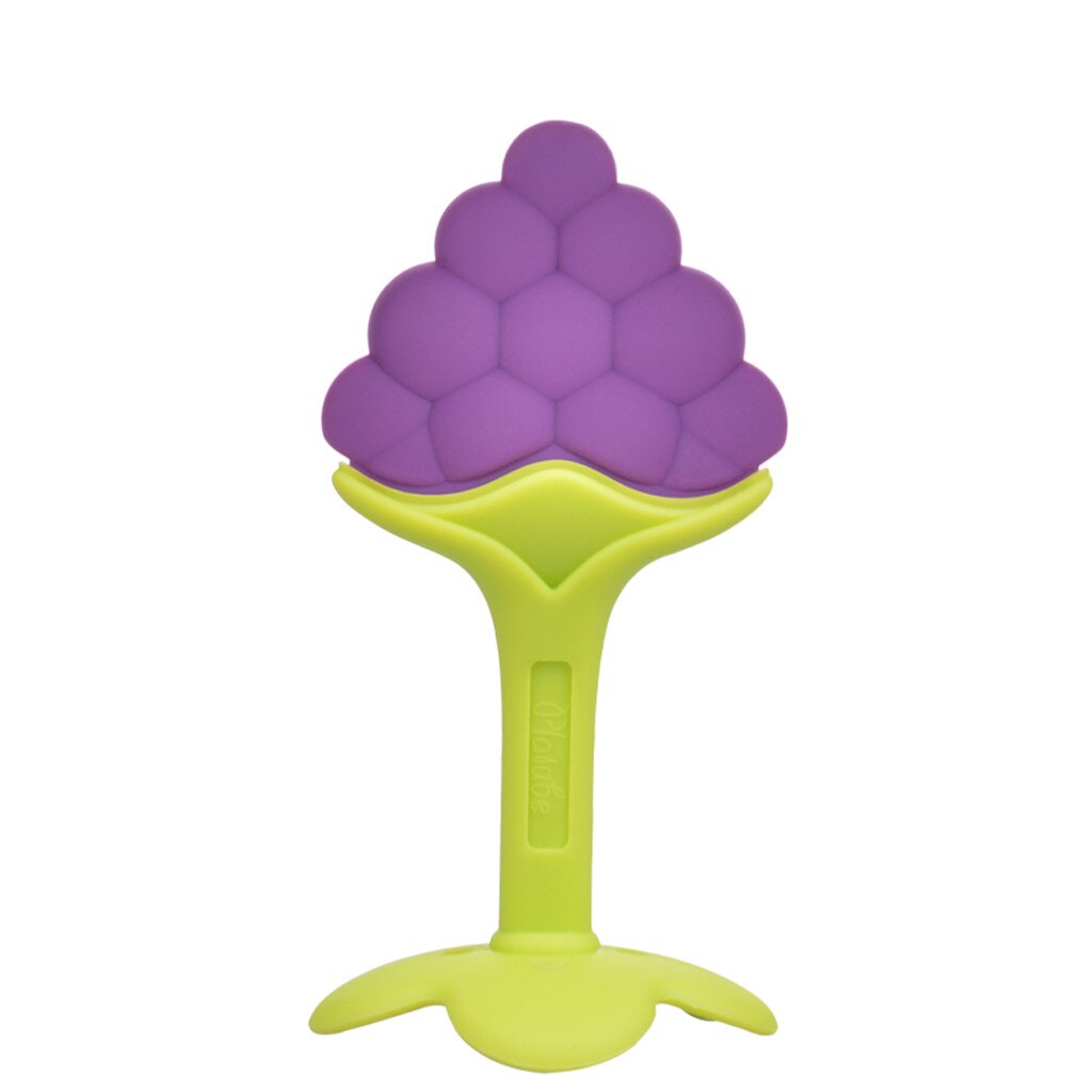 Baby Fruit Bijtring Zachte Siliconen Kinderziektes Speelgoed Baby Interessante Druif Oranje Perzik Tandjes Kauwen Training Speelgoed Voor Peuter # p4: C