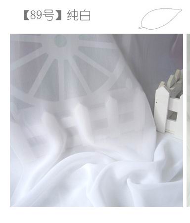 Chiffon georgette cloth fabric, transparent Wedding Lining Chiffon Yarn Clothes DIY Chiffon Fabric: Snow White