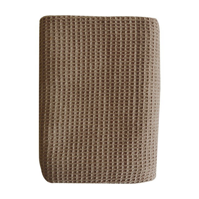 Ultra Soft Absorbent Tea Towel,Waffle Weave Cotton Dish Rags,45x65cm Large Kitchen Dinner Plate Hand Towel,Cloth Napkins: khaki