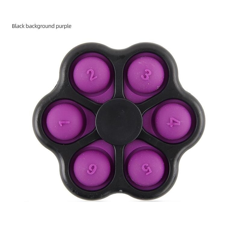 Pop Fidget Spinner Simple Dimple Novelty Finger Spinner Toys Fidget Popit Flip Sensory Office Desk Toys Stress Release Dropshipp: 04