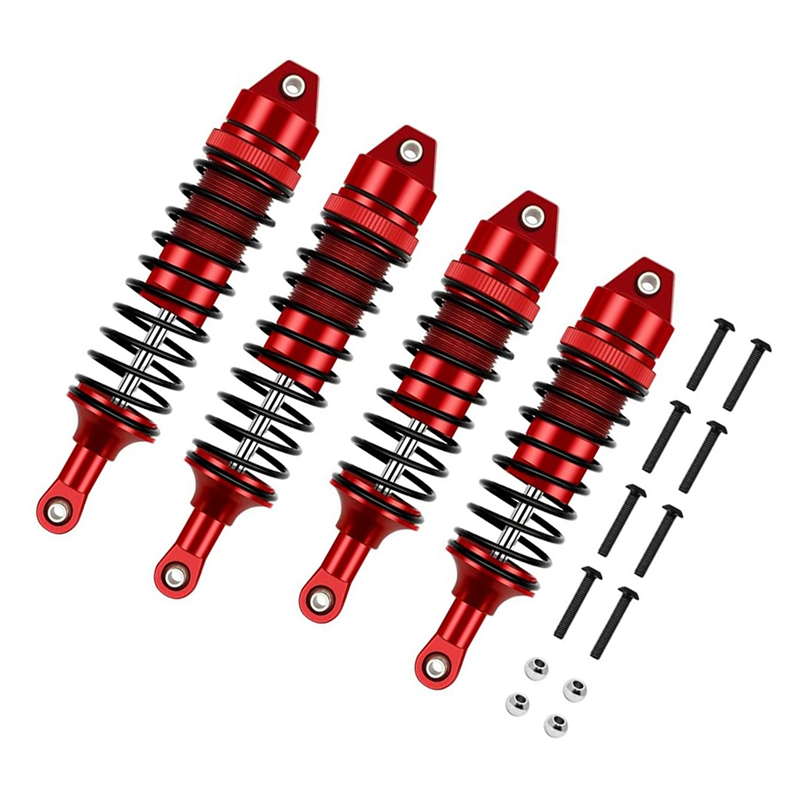 B87B-8X Amortiguador delantero y trasero de metal para Traxxas Slash 4X4 VXL 2WD Rustler Stampede Hoss 1/10 RC Car Upgrades Parts, 1