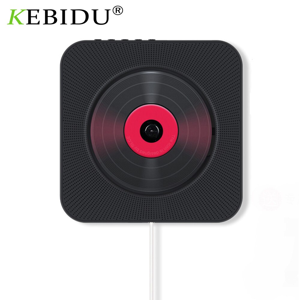 Lecteur CD mural, Radio FM, haut-parleurs HiFi intégrés, USB, MP3, Bluetooth, Audio Portable pour la maison, Boombox avec télécommande