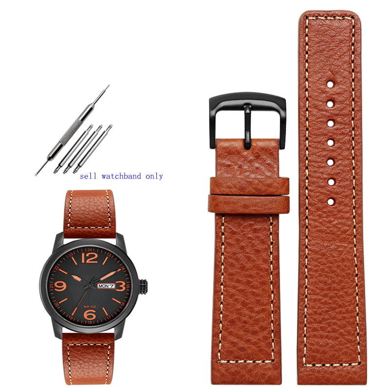 Bracelet de montre en cuir véritable souple et confortable pour Citizen Eco-Drive CA0695-17E série Ca4210 Aw1360, accessoires de bracelet de montre pour hommes 22mm: Violet Vert / 20mm