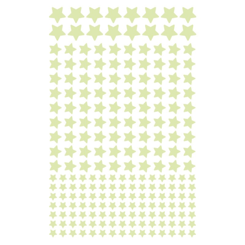 Autocollants à bulles lumineuses ciel étoilé 3D, Stickers muraux de plafond fluorescents, Stickers décoratifs pour chambre d&#39;enfants et de bébé, DIY bricolage: Small star