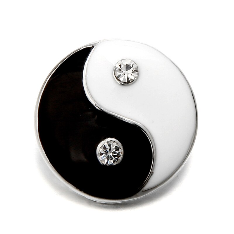 XH8027 Crystal 18mm cross hope believe arrow USA Metal Snap button fit snap jewelry DIY: Metal snap button02