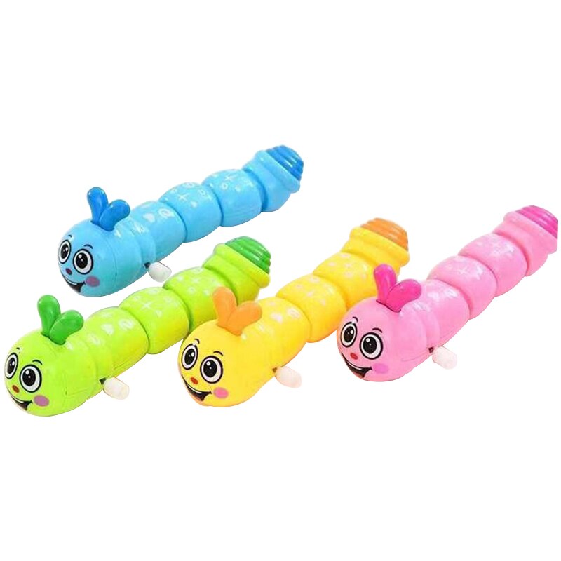 1Pcs Animal Clockwork Speelgoed Voor Jongens Meisjes Mini Rups Kwispelende Staart Grappige Wind Up Speelgoed Educatief Leren Tool Voor baby: Default Title