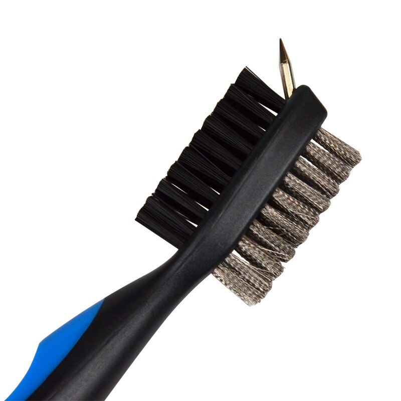 Golf Club Brush Groove Cleaner Met Intrekbare Zip-Lijn En Aluminium Karabijnhaak Cleaning Tools