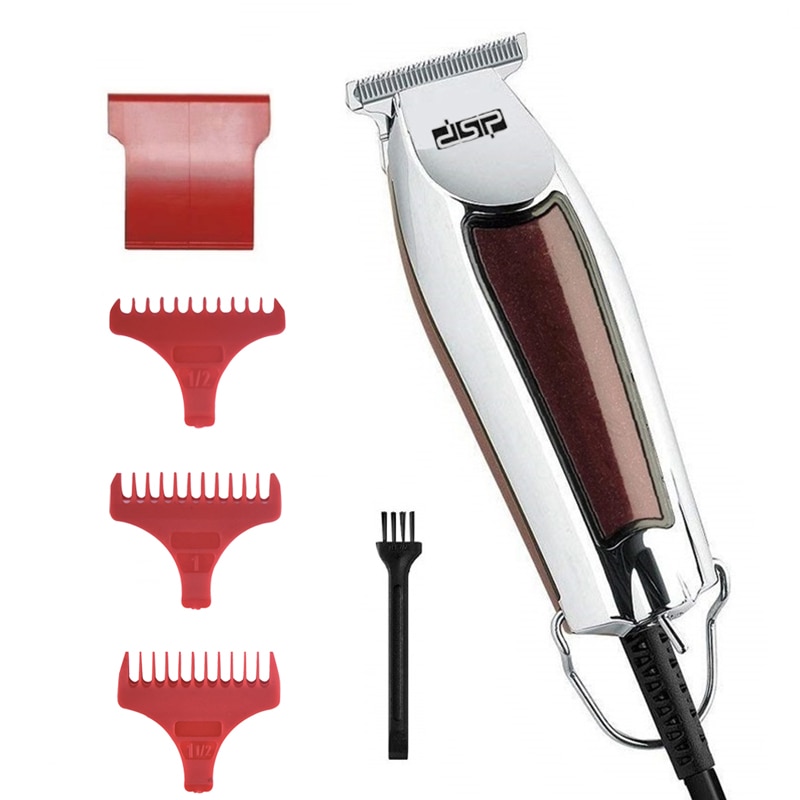 Ledning kraftfuld hårtrimmer kantforing hårklipper hårklippemaskine kompatibel med wahl detailer bredt blad