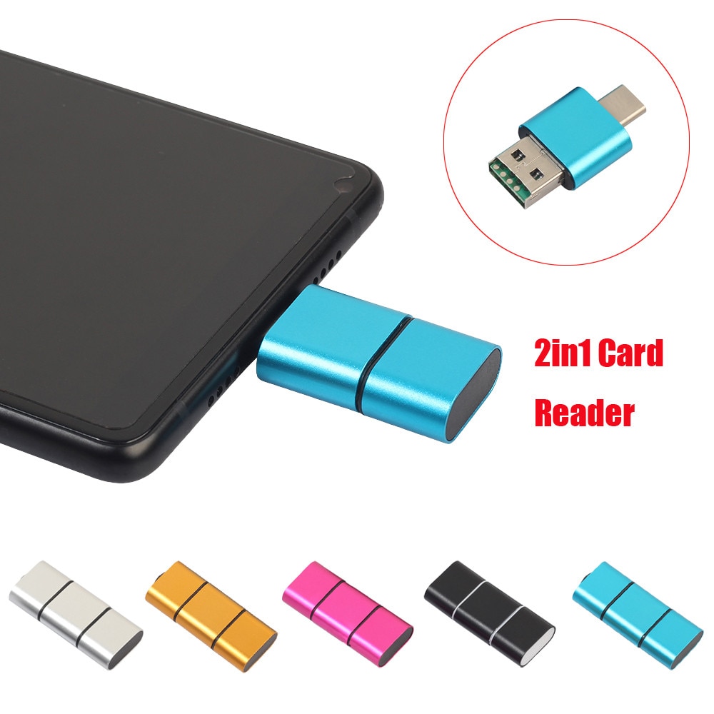 Adattatore Lettore Schede USB-C Micro SD TF per Telefoni Android - Funzionalità OTG