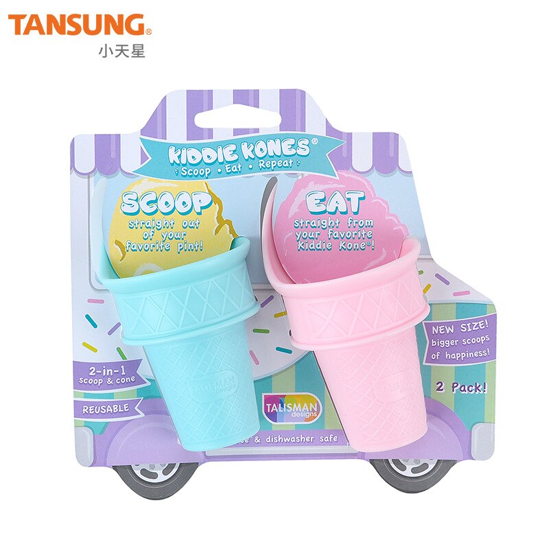 2 set/4pcs Ice cream tray homemade ice cream cup ice cream tray ice cream plastic cup