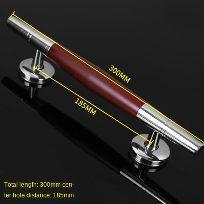 300mm roestvrijstalen deurgrepen voor houten entree, voordeur, exterieur, interieur, verf, kast, meubelgreep, deurbeslag: 300 mm 1