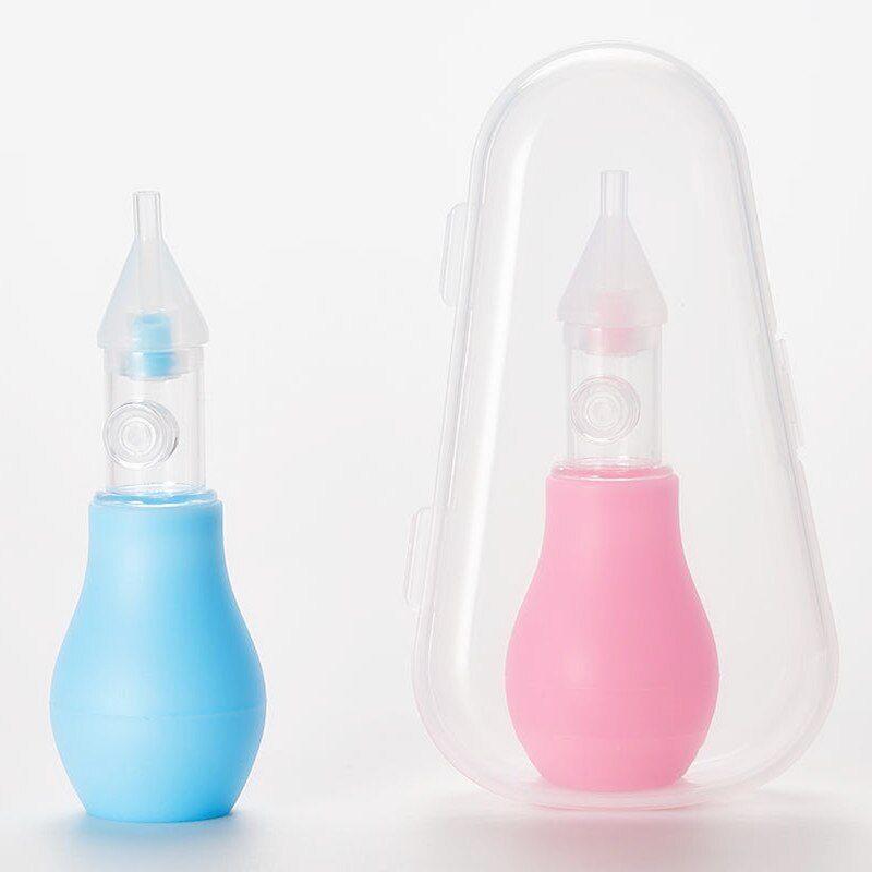 Infant Nasal Aspirator Silicone Twist Aspirator Manual Snot Sucker Mucus Sucker Baby Care M09